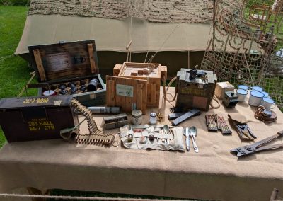 ww2 equipment display